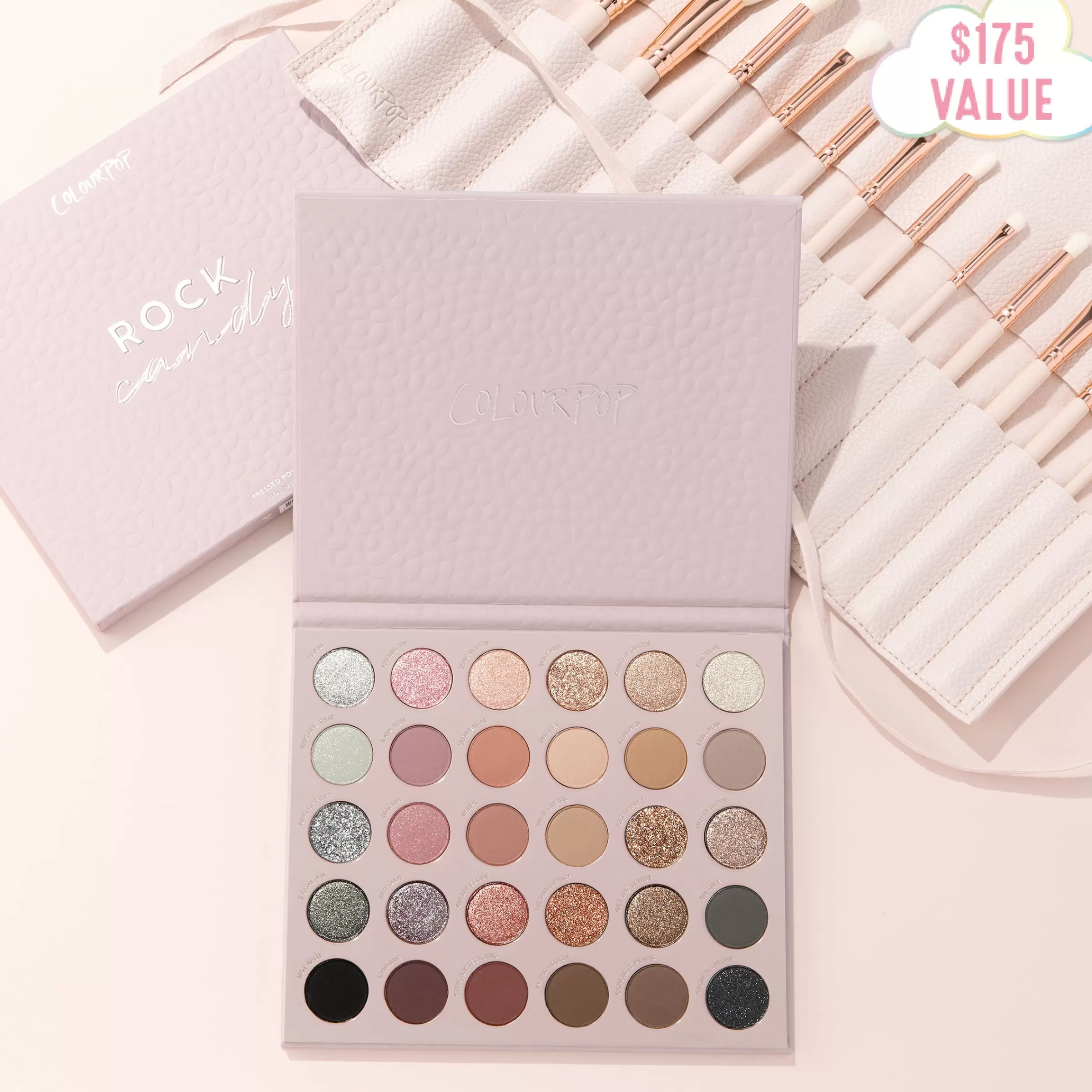 ColourPop Colorful Palettes | Eye Sets*Major Eye Candy Shadow Palette & Brush Set
